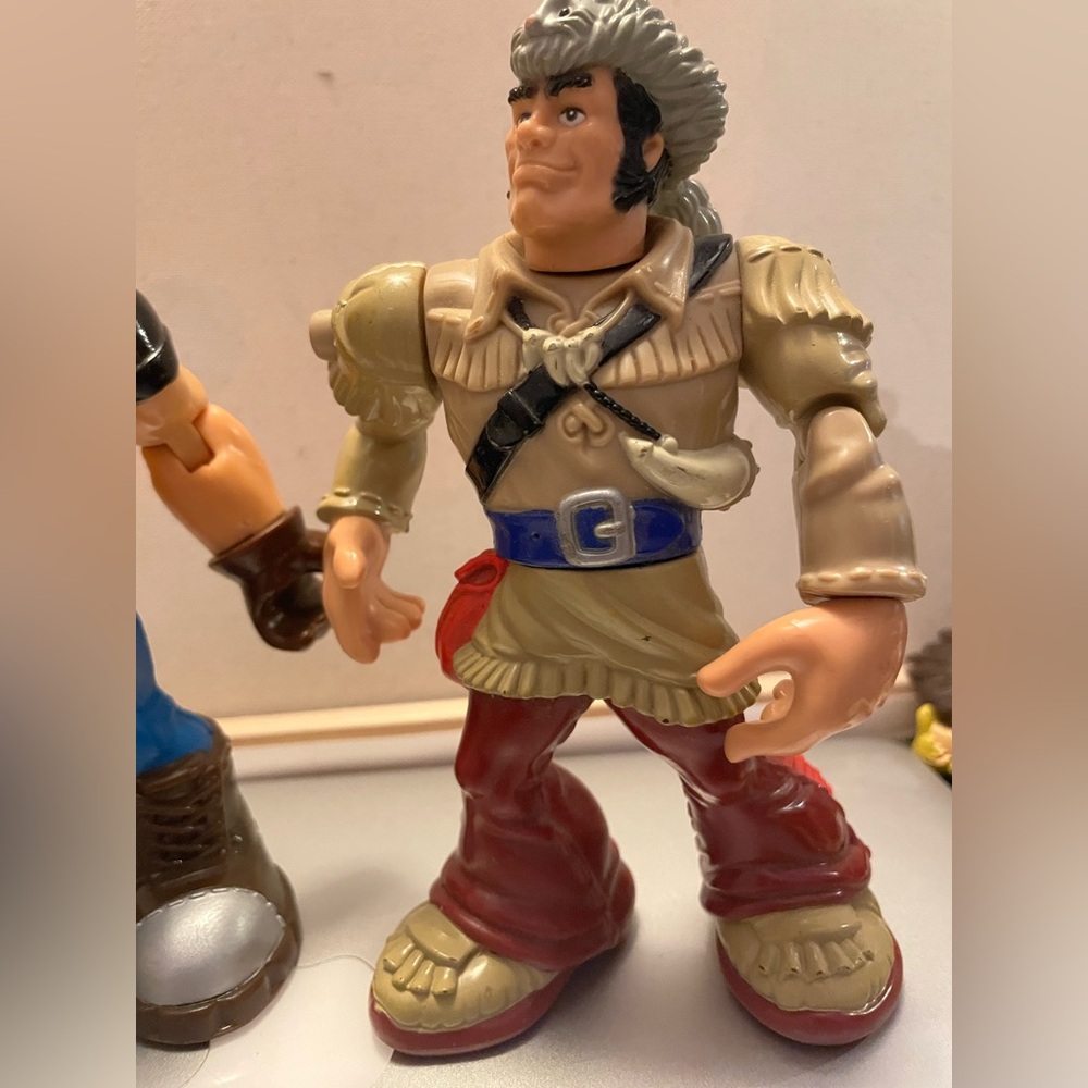 Great Adventures 6" DAVY CROCKETT ACTION FIGURE Fisher-Price VINTAGE Rare